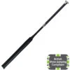 2022 Woof Wear Pro Showjumping Bat WH0008 - Black / Silver Colour Black/Silver