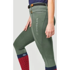 2022 Dublin Womens Cool It Everyday Riding Tights 100492402 - Olive Green Colour Olive Green -Equestrian Sports Store 1004924026 DB Cool It Tights3 Image Null Hero.700x700