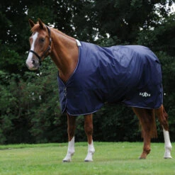 Saxon Defiant 600D Lite Standard Neck Rug - Navy / White