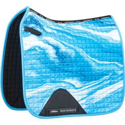 Weatherbeeta Prime Marble Dressage Saddle Pad 1008703 - Blue Swirl Colour Blue Swirl