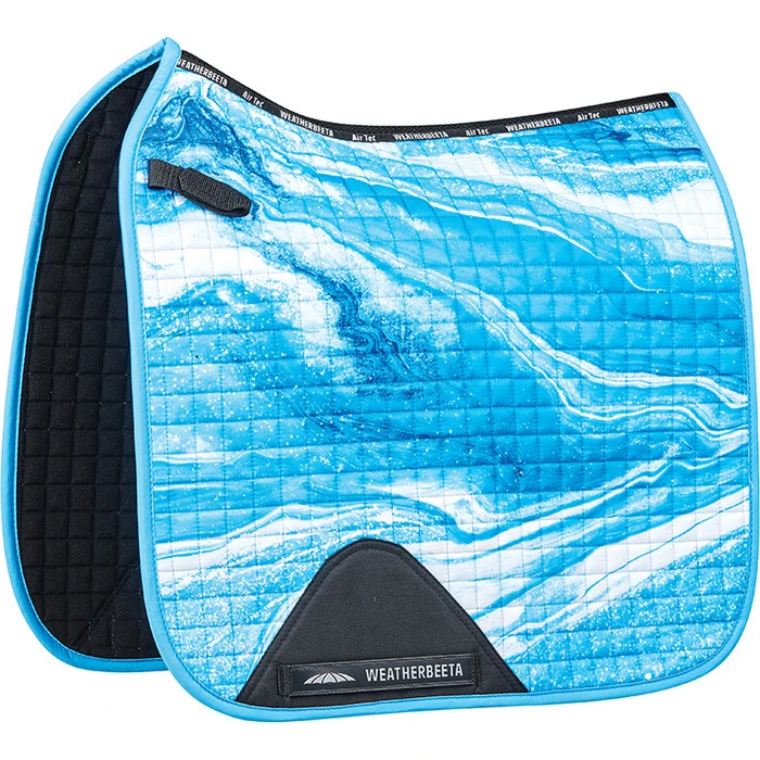 Weatherbeeta Prime Marble Dressage Saddle Pad 1008703 - Blue Swirl Colour Blue Swirl 1 Weatherbeeta Prime Marble Dressage Saddle Pad 1008703 - Blue Swirl Colour Blue Swirl