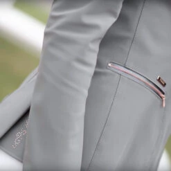 2022 Pikeur Womens Paulin Show Jacket 151200410 - Grey Colour Grey -Equestrian Sports Store 1192 pik paulin show jacket gry3.700x700