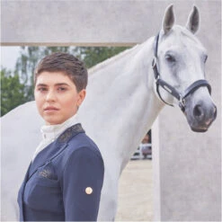 Pikeur Womens Lilien Pure Rose Show Jacket - Night Blue -Equestrian Sports Store 1765 pik lifestyle main12.700x700