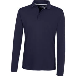 2021 Pikeur Mens Noah Long Sleeve Polo 8289 - Dark Navy