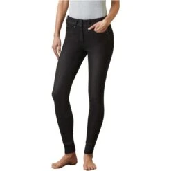 2022 Ariat Womens Halo B Denim Full Seat Breech 10039535 - Black Rinse
