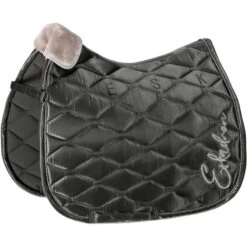 2022 Eskadron Satin Saddle Cloth 218073515 - Dark Olive