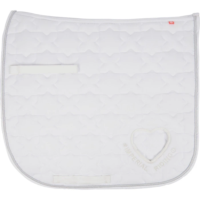 2022 Imperial Riding IRHSymbol Dressage Saddle Pad ZT78318002 - White 1 2022 Imperial Riding IRHSymbol Dressage Saddle Pad ZT78318002 - White