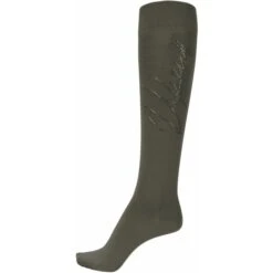 2022 Pikeur Womens Knee Socks With Rhinestones 273000 362 190 - Ivy Green