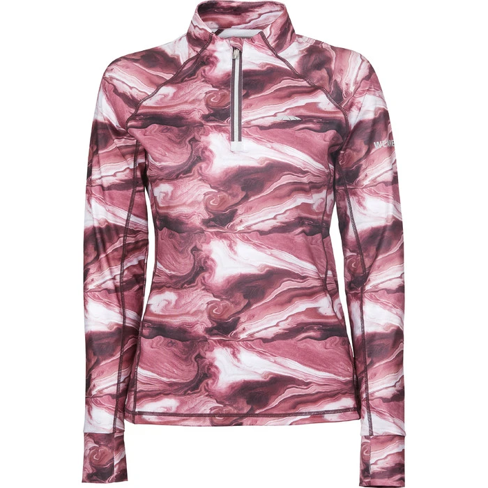 2022 Weatherbeeta Womens Ruby Printed Long Sleeve Top 10093420 - Burguny Swirl 1 2022 Weatherbeeta Womens Ruby Printed Long Sleeve Top 10093420 - Burguny Swirl