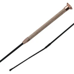 2022 Woof Wear Glitz Dressage Whip WH0001 - Rose Gold Colour Rose Gold