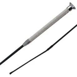 2022 Woof Wear Glitz Dressage Whip WH0001 - Silver Colour Silver