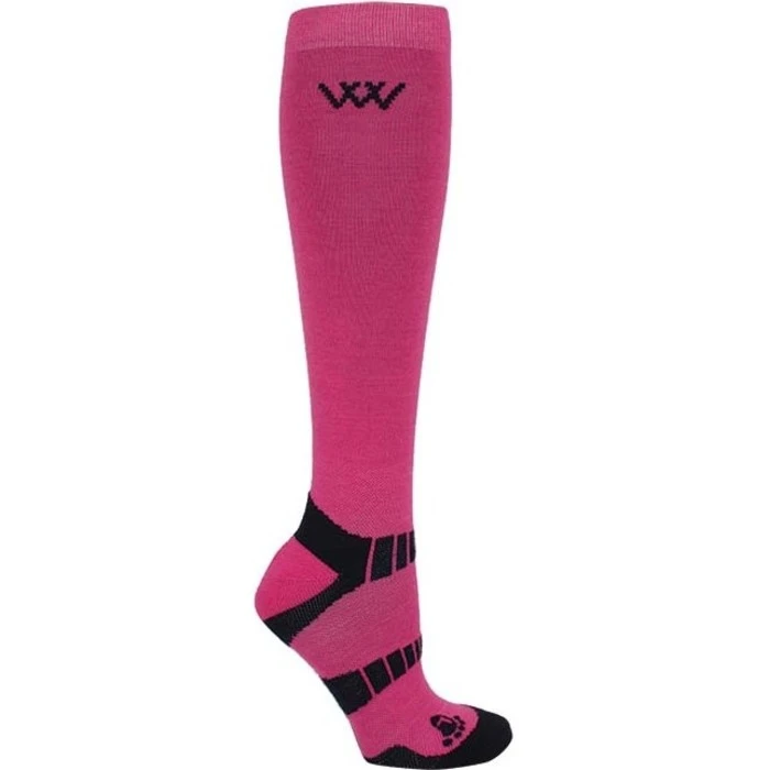2022 Woof Wear Winter Riding Sock WW0015 - Pink / Navy Colour Navy/Pink 1 2022 Woof Wear Winter Riding Sock WW0015 - Pink / Navy Colour Navy/Pink