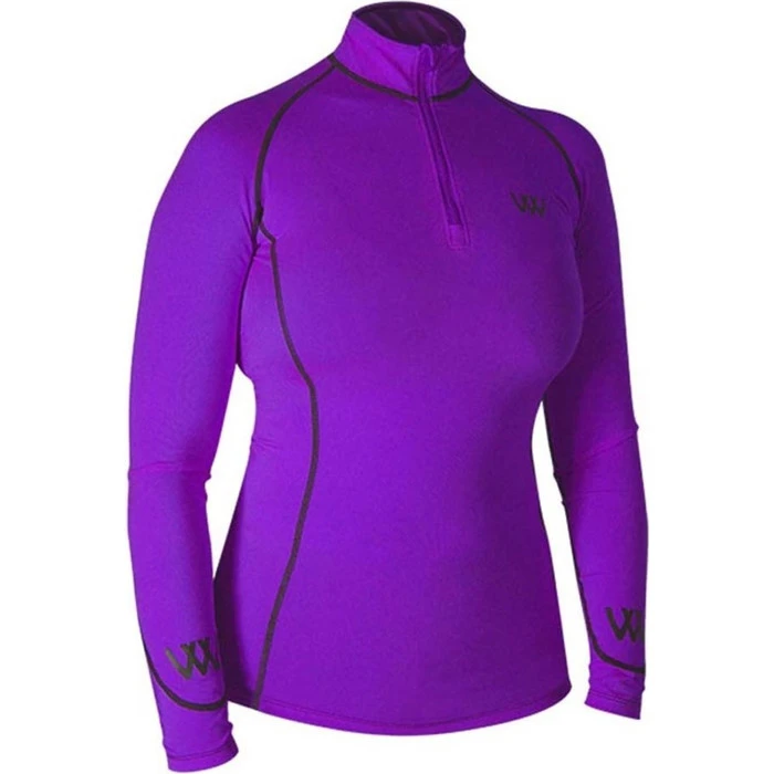 2022 Woof Wear Womens Performance Riding Shirt & Woof Wear Dressage Saddle Cloth Bundle - Ultra Violet Colour Ultra Violet 2 2022 Woof Wear Womens Performance Riding Shirt & Woof Wear Dressage Saddle Cloth Bundle - Ultra Violet Colour Ultra Violet - Image 2