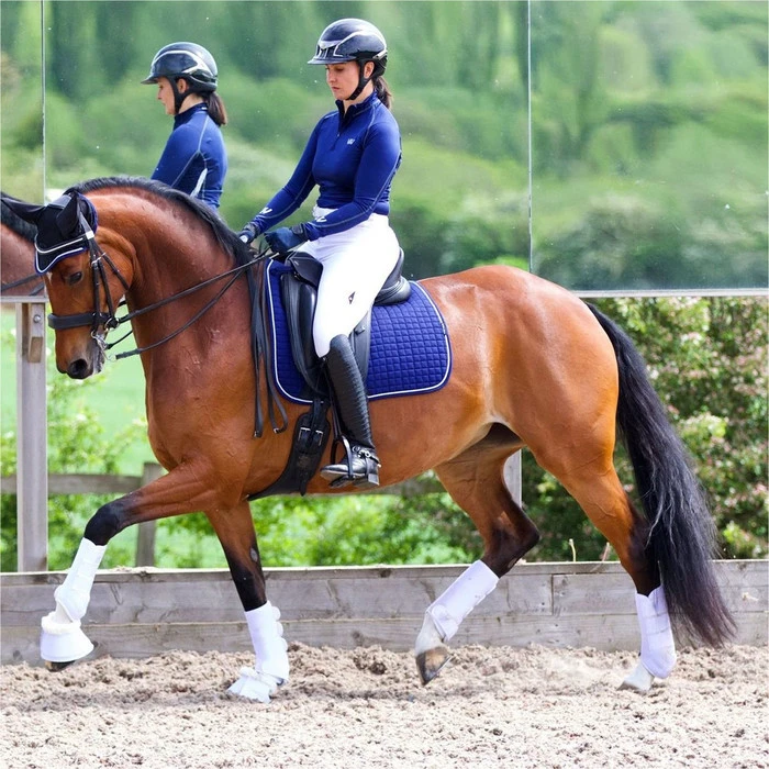 2022 Woof Wear Womens Performance Riding Shirt WA0001 - Navy Colour Navy 2 2022 Woof Wear Womens Performance Riding Shirt WA0001 - Navy Colour Navy - Image 2