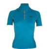 2022 Woof Wear Womens Short Sleeve Performance Riding Shirt WA0006 - Ocean Colour Ocean