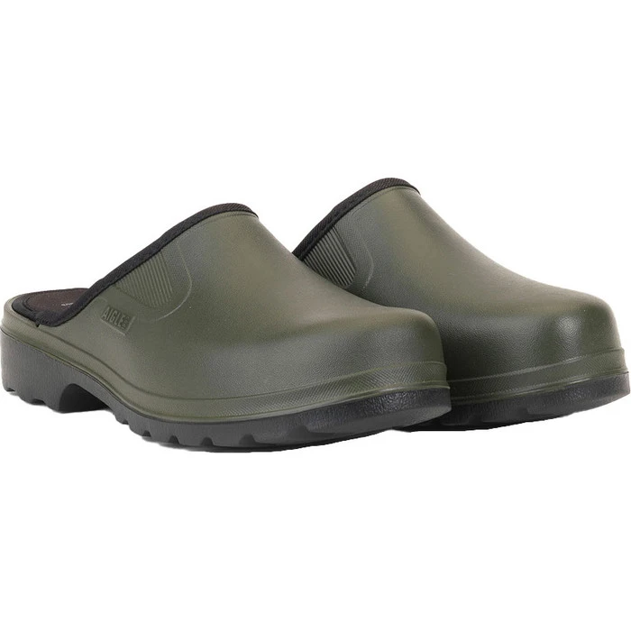 2023 Aigle Taden 2 Mens Ultra-Light Clogs NB5516 - Kaki / Noir Colour Noir/Kaki 2 2023 Aigle Taden 2 Mens Ultra-Light Clogs NB5516 - Kaki / Noir Colour Noir/Kaki - Image 2