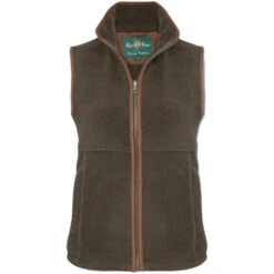 2023 Alan Paine Womens Aylsham Fleece Gilet AYLLWCT - Green Colour Green