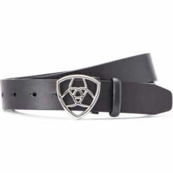 2023 Ariat Womens The Shield Belt 10043947 - Black Colour Black