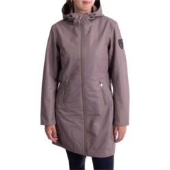2023 HV Polo Womens Celeste Waterproof Parka Jacket 406093206 - Espresso