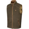 2023 Harkila Mens Sandhem Fleece Waistcoat 120115829 - Willow Green