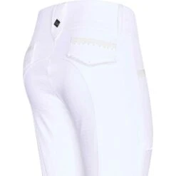 2023 Imperial Riding Womens Diva Capone Full Grip Competition Riding Breeches KL4123003 - White Colour White -Equestrian Sports Store 202320Imperial20Riding20Womens20Diva20Capone20Full20Grip20Riding20Breeches20KL412300320 20White20Close20Up.700x700