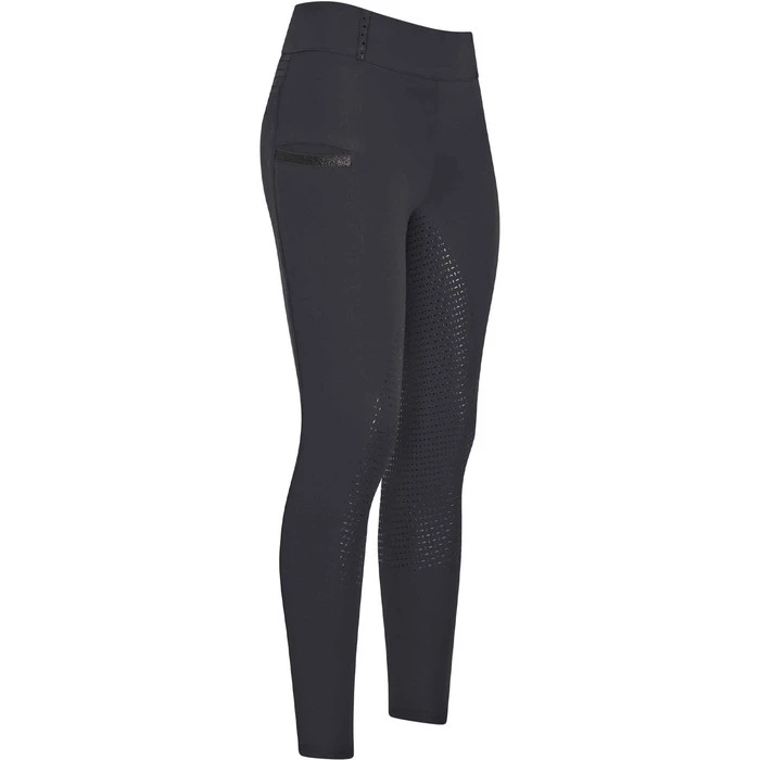 2023 Imperial Riding Womens Shiny Sparks Full Grip Riding Tights KL44322008 - Black Colour Black 1 2023 Imperial Riding Womens Shiny Sparks Full Grip Riding Tights KL44322008 - Black Colour Black