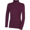 2023 Pikeur Womens Rollneck Top 428900 - Mulberry Colour Mulberry