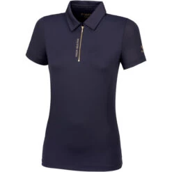 Equestrian Sports Store 10 2023 Pikeur Womens Venya Polo Top 321700 204 - Nightblue