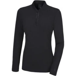 2023 Pikeur Womens Zip Shirt 428000 - Caviar