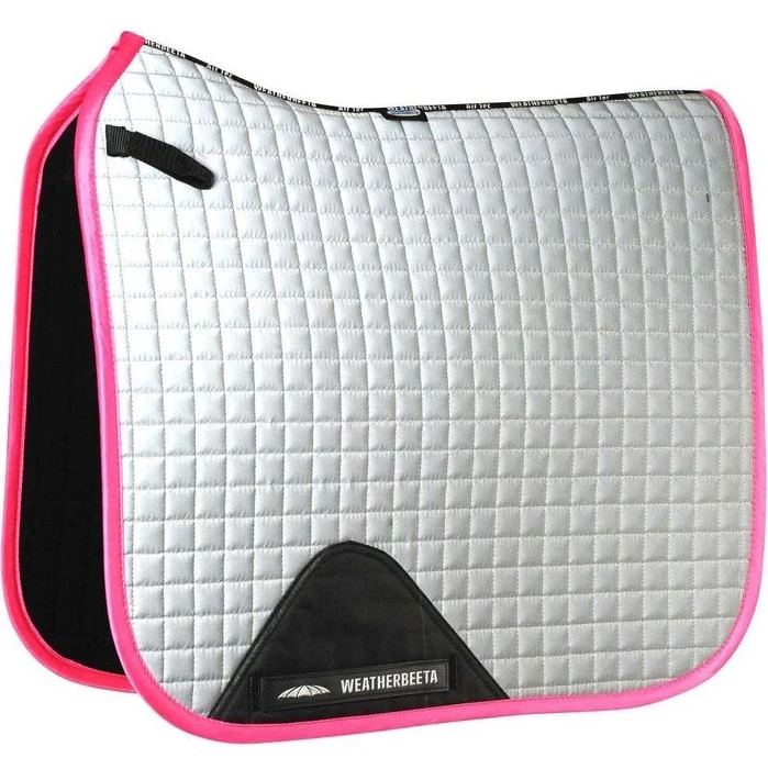 Weatherbeeta Reflective Prime Dressage Saddle Pad Silver / Pink 1007118 Colour Silver/pink 2 Weatherbeeta Reflective Prime Dressage Saddle Pad Silver / Pink 1007118 Colour Silver/pink - Image 2