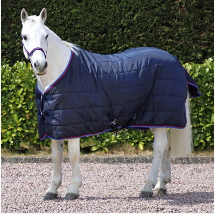 Hy Equestrian Signature 250g Standard Neck Rug - Navy Colour Navy 1 Hy Equestrian Signature 250g Standard Neck Rug - Navy Colour Navy
