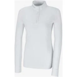 2022 Pikeur Womens Elonie Long Sleeve Competition Shirt 131100 241 010 - White
