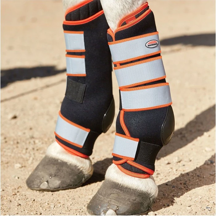 2022 Weatherbeeta Therapy-Tec Stable Boot Wraps 1001574003 - Black / Red 2 2022 Weatherbeeta Therapy-Tec Stable Boot Wraps 1001574003 - Black / Red - Image 2
