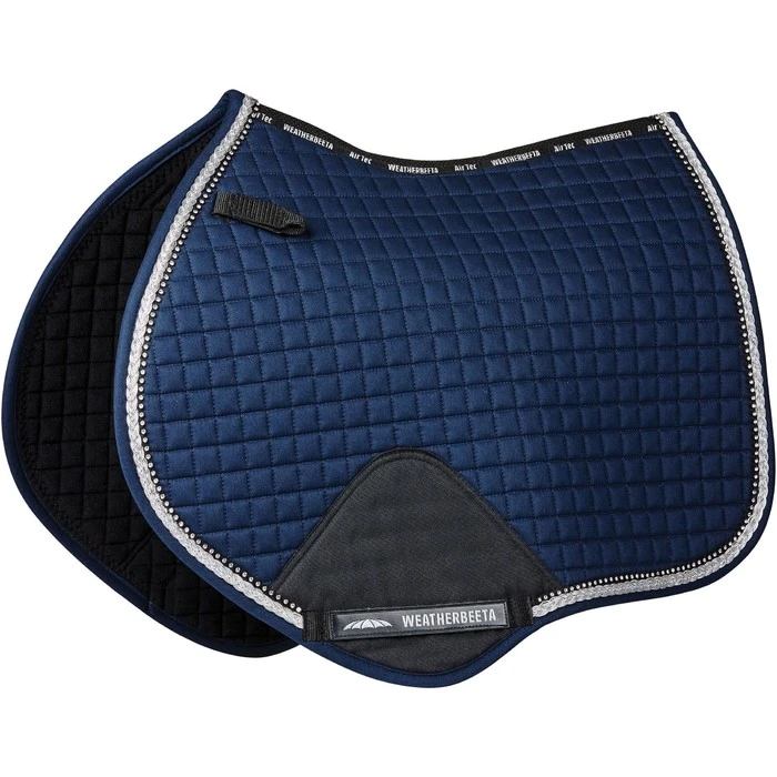 2022 Weatherbeeta Prime Bling Jump Shaped Saddle Pad 1002756 - Navy Colour Navy 1 2022 Weatherbeeta Prime Bling Jump Shaped Saddle Pad 1002756 - Navy Colour Navy