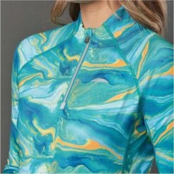 2022 Weatherbeeta Womens Ruby Printed Long Sleeve Top 1009342016 - Blue / Orange Swirl 8 2022 Weatherbeeta Womens Ruby Printed Long Sleeve Top 1009342016 - Blue / Orange Swirl -Equestrian Sports Store 4043 4043 3.700x700