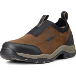 2022 Ariat Mens Terrain Ease H20 Boot 10040235 - Distressed Brown -Equestrian Sports Store 4274 10040235 3 4 front.700x700