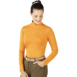 2022 HKM Womens Summer Milano Functional Shirt 13071 - Orange -Equestrian Sports Store 4294 HKM Womens Summer Milano Functional Shirt 13071 Orange 1.700x700