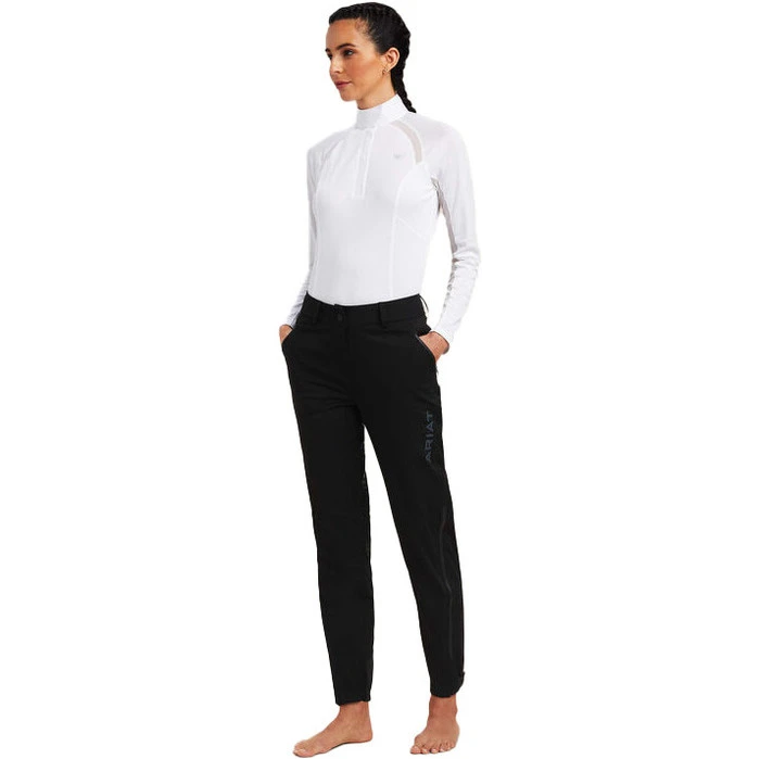 2022 Ariat Womens Venture H20 Shell Full Seat Trousers 10041345 - Black 3 2022 Ariat Womens Venture H20 Shell Full Seat Trousers 10041345 - Black - Image 3
