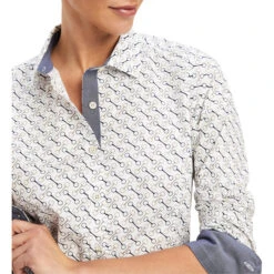 2022 Ariat Womens Tomales Shirt 10042095 - Bit Print -Equestrian Sports Store 4767 F22 WMS ENGL 10042095 detail01.700x700