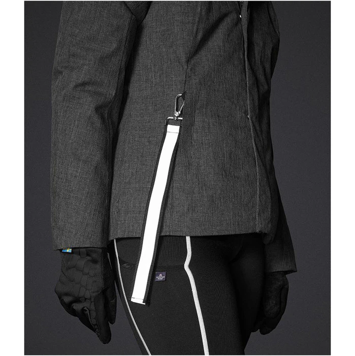 2022 Mountain Horse Womens Alicia Jacket 3361014204 - Grey Melange 2 2022 Mountain Horse Womens Alicia Jacket 3361014204 - Grey Melange - Image 2