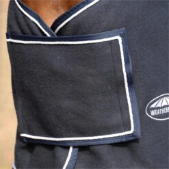 2022 Weatherbeeta Wool Show Sheet With Chest Panel Standard Neck Fleece Rug 10115800 - Navy / White 11 2022 Weatherbeeta Wool Show Sheet With Chest Panel Standard Neck Fleece Rug 10115800 - Navy / White -Equestrian Sports Store 4915 202220Weatherbeeta20Wool20Show20Sheet20With20Chest20Panel20Standard20Neck20Rug201011580020 20Navy20White20Close20Up.700x700