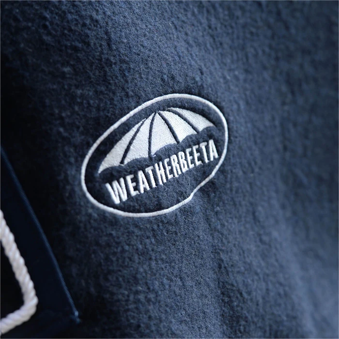 2022 Weatherbeeta Wool Show Sheet With Chest Panel Standard Neck Fleece Rug 10115800 - Navy / White 3 2022 Weatherbeeta Wool Show Sheet With Chest Panel Standard Neck Fleece Rug 10115800 - Navy / White - Image 3