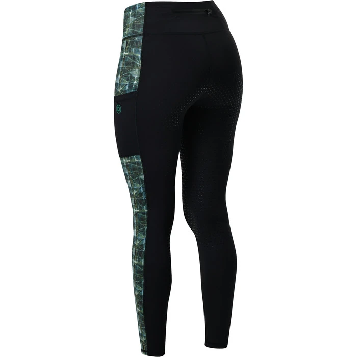 2022 Dublin Womens Zora Print Full Grip Tights 1010964007 - Emerald 2 2022 Dublin Womens Zora Print Full Grip Tights 1010964007 - Emerald - Image 2