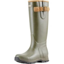 Ariat Womens Burford Wellington Boots - Olive Green