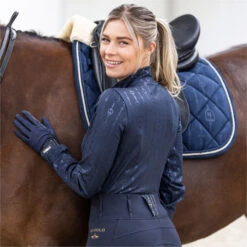 2022 HV Polo Lauren Dressage Saddle Pad 802493450 - Navy Colour Navy -Equestrian Sports Store 5355 202220HV20Polo20Lauren20Dressage20Saddle20Pad2080249345020 20Navy20Model202.700x700