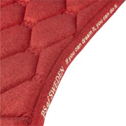 2022 PS Of Sweden Stardust Glitter Dressage Saddle Pad 20073-720 - Red -Equestrian Sports Store 5671 202220PS20Of20Sweden20Stardust20Glitter20Dressage20Saddle20Pad2020073 72020 20Red20Detail201.700x700