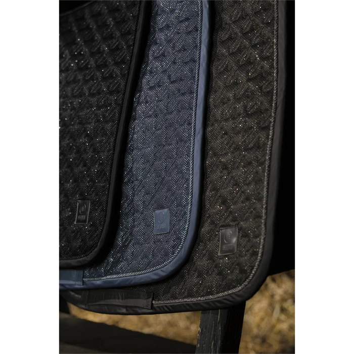 2022 Eskadron Glitter Mesh Saddle Cloth 218673502 - Dove Blue 3 2022 Eskadron Glitter Mesh Saddle Cloth 218673502 - Dove Blue - Image 3