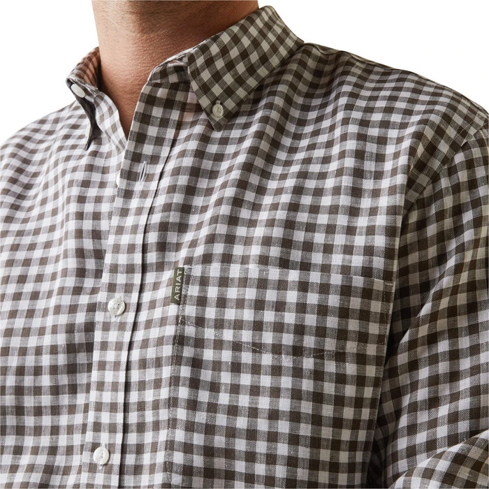 2023 Ariat Mens Mens Sonoma Shirt 10043905 - Banyan Bark Check 2 2023 Ariat Mens Mens Sonoma Shirt 10043905 - Banyan Bark Check - Image 2
