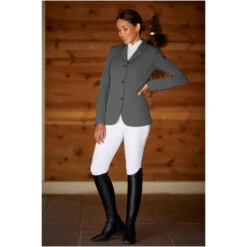 2023 Ariat Womens Tri Factor Full Seat Tights 10043403 - White -Equestrian Sports Store 5890 S23 WMS ENGL Carmel LaCunha Shot 02 7391 RTL.700x700