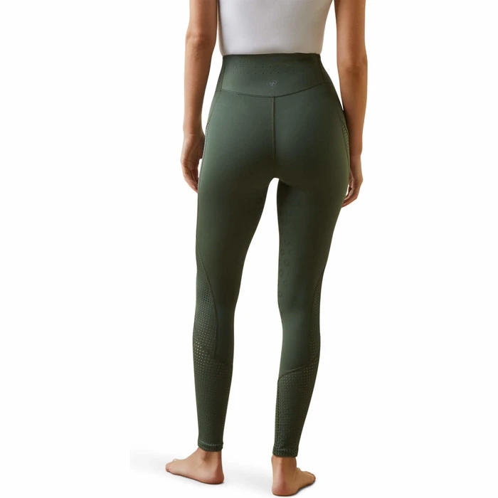 2023 Ariat Womens Breathe Eos Half Grip Recycled Materials Tights 10043401 - Beetle Colour Beetle 2 2023 Ariat Womens Breathe Eos Half Grip Recycled Materials Tights 10043401 - Beetle Colour Beetle - Image 2